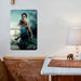 beautiful new lara croft for tomb raider Poster Metal print wall art