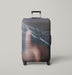 behind the glass black mirror Luggage Covers | Suitcase