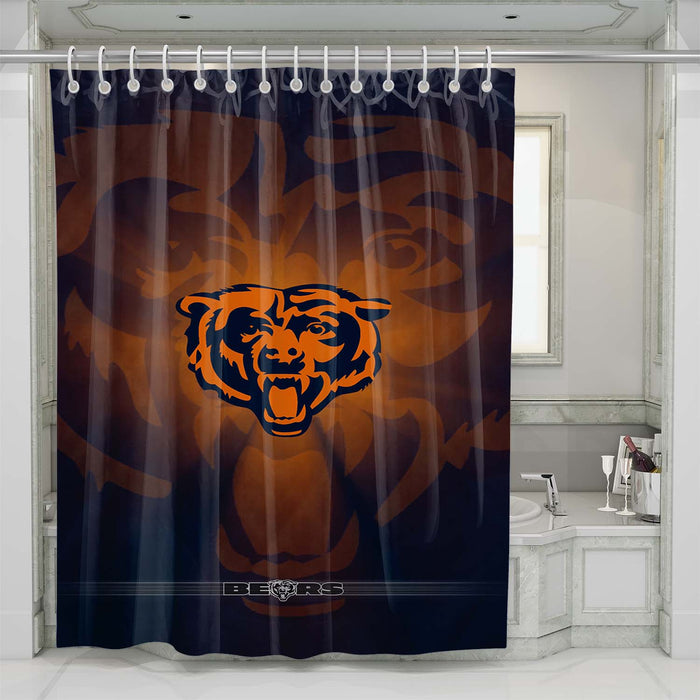 chicago bears  3 shower curtains