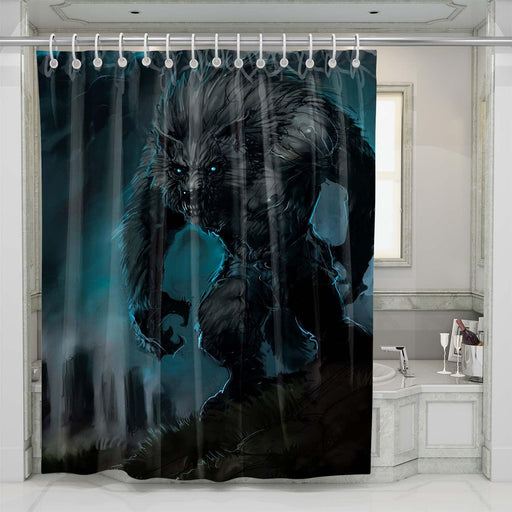 big wolf shower curtains