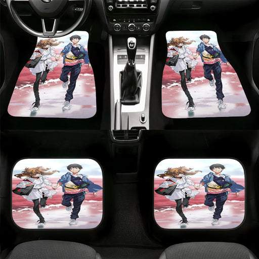 beautiful streetwear hypebeast style from evangelion Car floor mats Universal fit