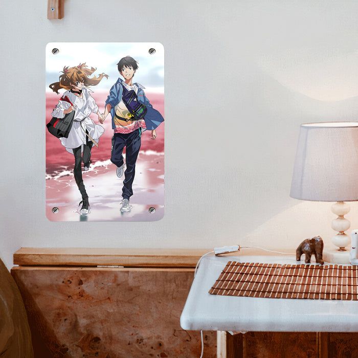 beautiful streetwear hypebeast style from evangelion Poster Metal print wall art