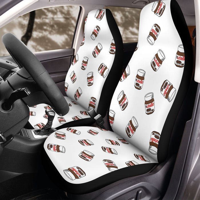 bittersweet nutella chocolate Car Seat Covers