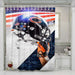 chicago bears 4 shower curtains