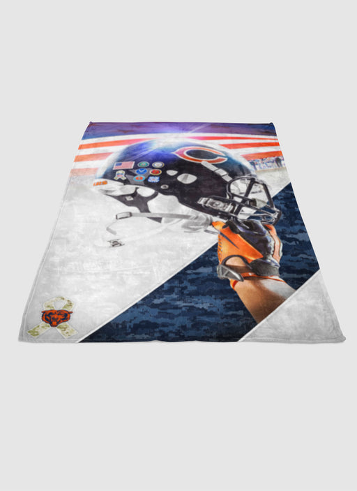 Chicago Bears 4 soft fleece blanket