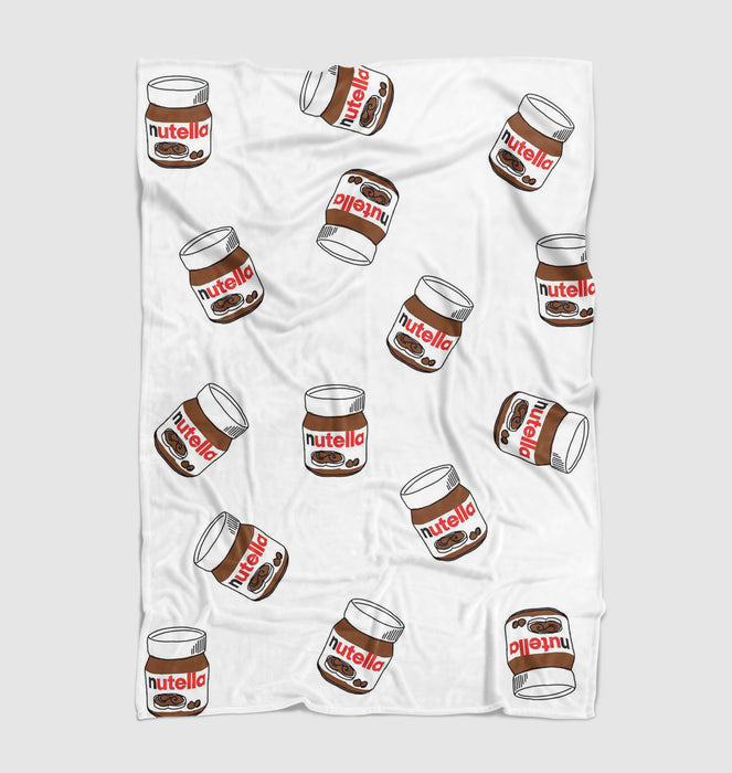 bittersweet nutella chocolate Ultra soft fleece blanket