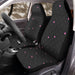 black and pink dots theme Car Seat Covers