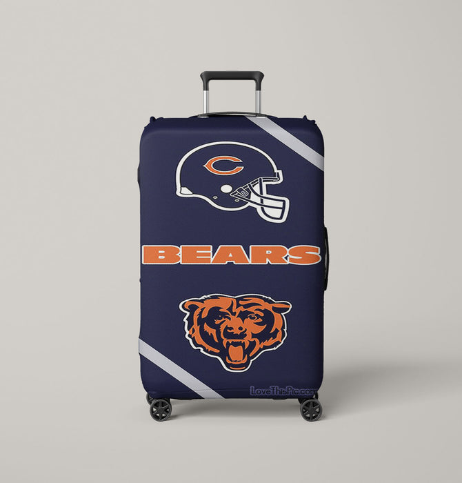 chicago bears logo Luggage Cover | suitcase