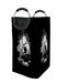 black and white adventure time Laundry Hamper | Laundry Basket