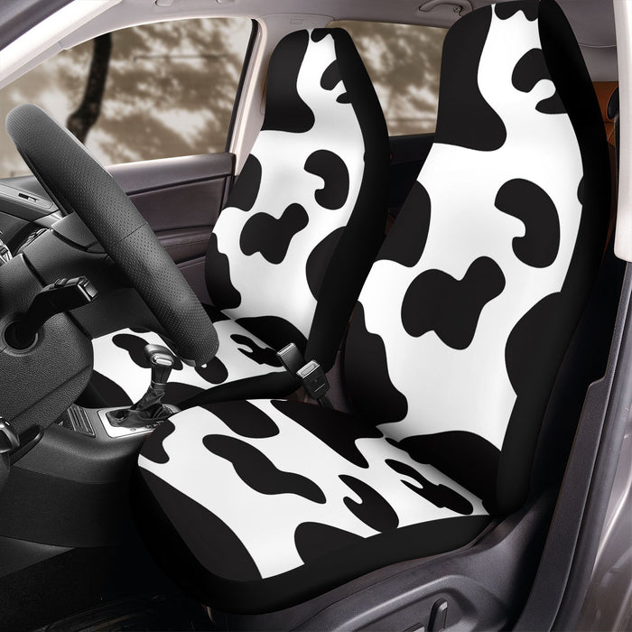 black and white cow pattern Car Seat Covers