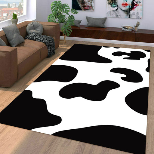 black and white cow pattern Living room carpet rugs