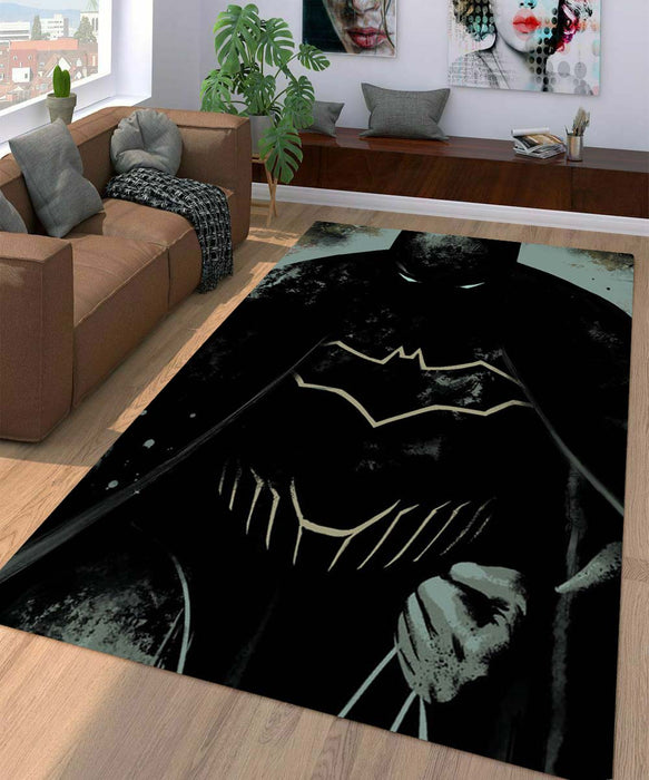 black and white batman Living room carpet rugs