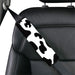 black and white cow pattern Car seat belt cover