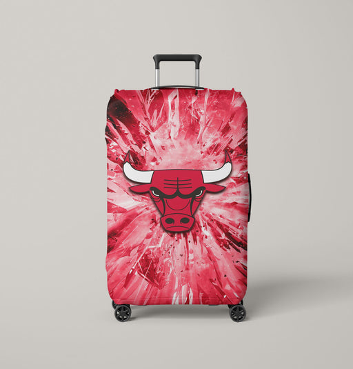 chicago bulls nba team 2 Luggage Cover | suitcase