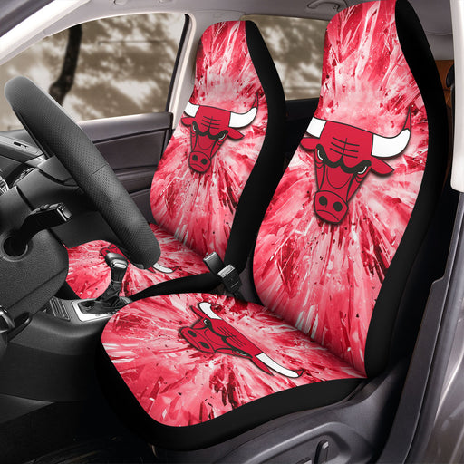 chicago bulls nba team 2 Car Seat Covers