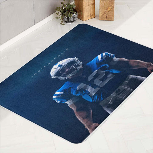 best player indianapolis football nfl bath rugs