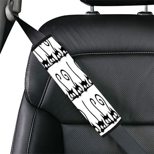 black cats stealing something Car seat belt cover