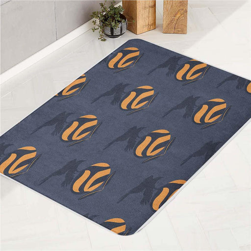 black crows of karasuno haikyuu bath rugs