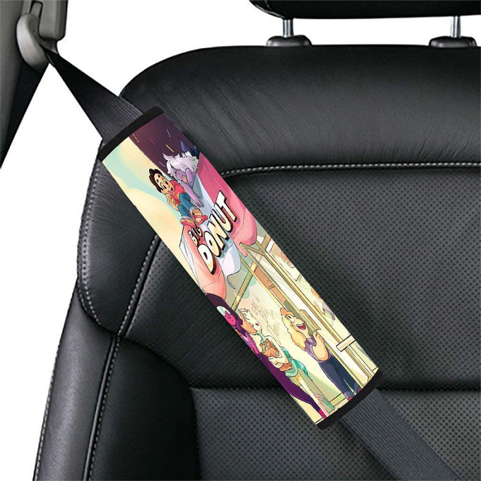 black dog low light Car seat belt cover