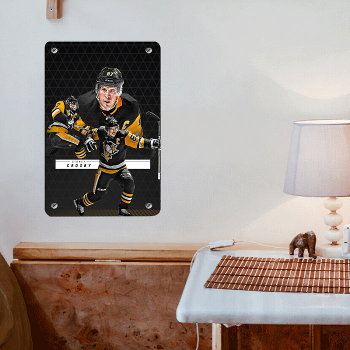 best player sidney crosby nhl Poster Metal print wall art