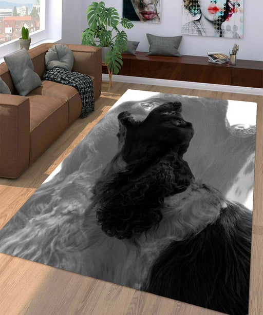 black dog roar Living room carpet rugs