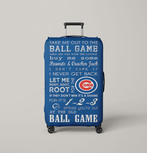 chicago cubs 3 Luggage Cover | suitcase