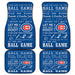 Chicago Cubs 3 Car floor mats Universal fit