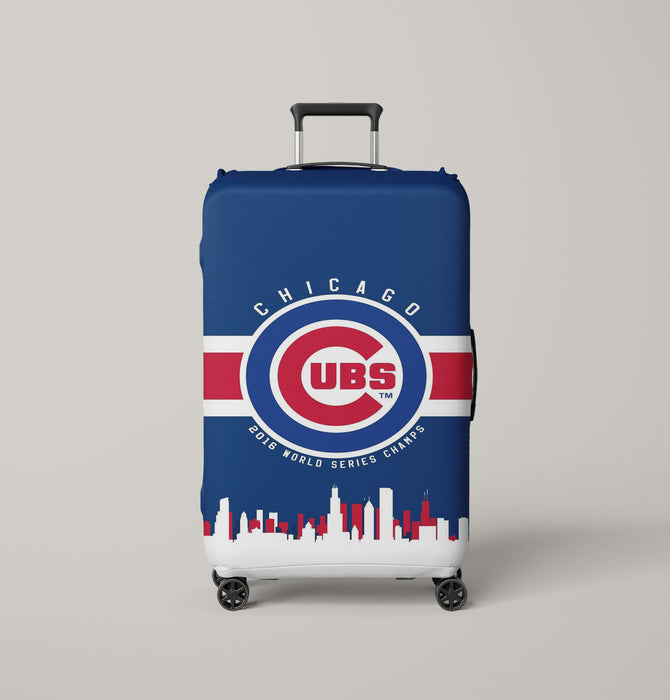 chicago cubs american mlb Luggage Cover | suitcase