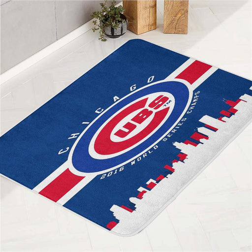 Chicago Cubs American MLB bath rugs