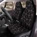 blackpink pattern triangle Car Seat Covers