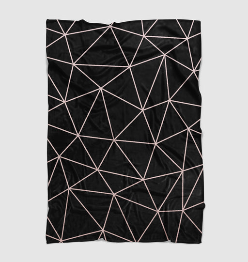 blackpink pattern triangle Ultra soft fleece blanket