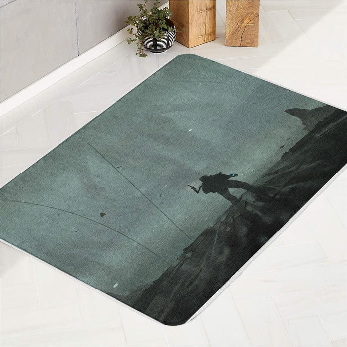 bigest monster of death stranding bath rugs