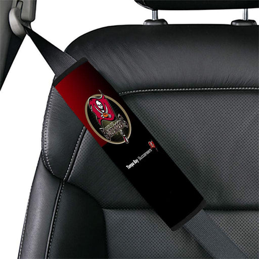 between tampa bay buccaneers and the fans Car seat belt cover - Grovycase