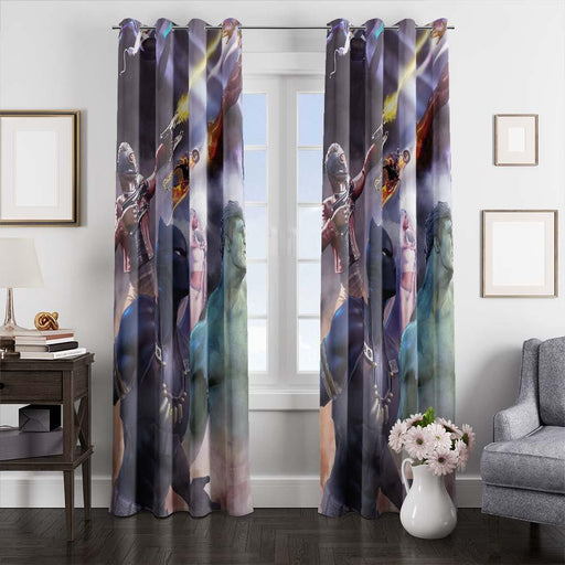 black panther marvel heroes window curtains