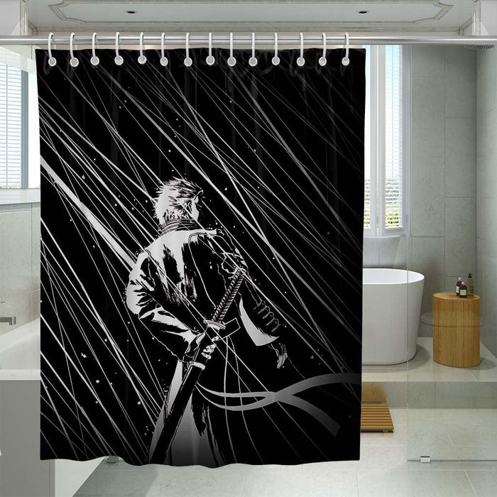 blade runner 2049 car shower curtains