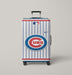 chicago cubs great mlb team Luggage Cover | suitcase