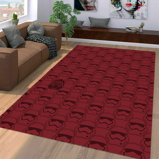 blood stormtrooper mask Living room carpet rugs