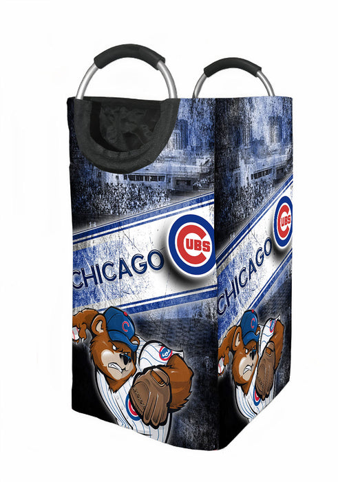 chicago cubs logo 3 Laundry Hamper | Laundry Basket