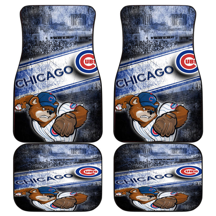 CHICAGO CUBS LOGO 3 Car floor mats Universal fit