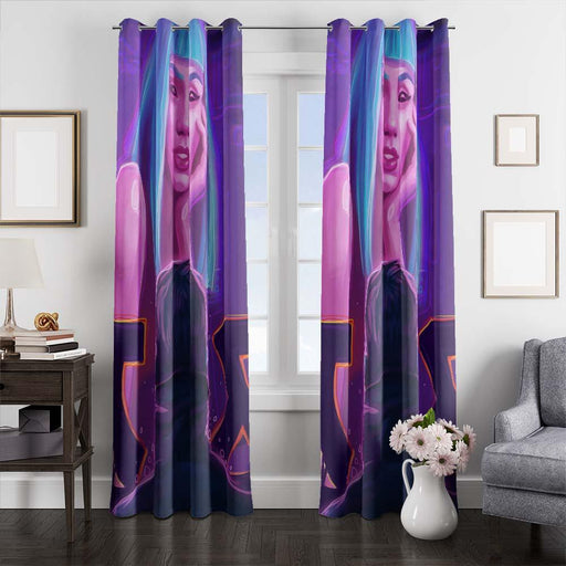 blade runner 2049 painting window curtains