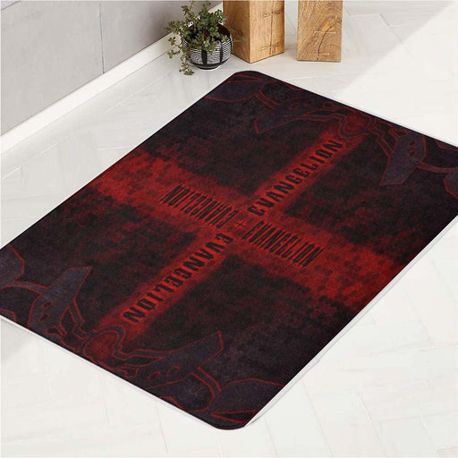 bloody evengelion x evangelion bath rugs