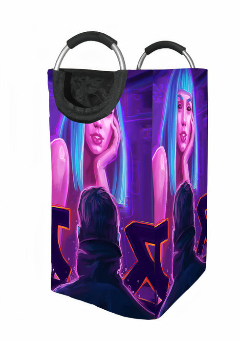 blade runner 2049 painting Laundry Hamper | Laundry Basket