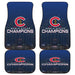 CHICAGO CUBS WORLD CHAMPS Car floor mats Universal fit