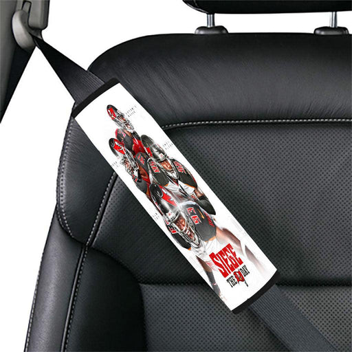 big four tampa bay buccaneers seige the day Car seat belt cover - Grovycase