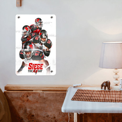 big four tampa bay buccaneers seige the day Poster Metal print wall art