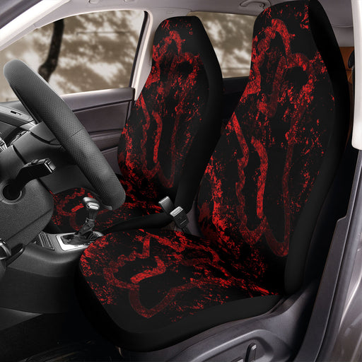 bloody grunge fox racing Car Seat Covers