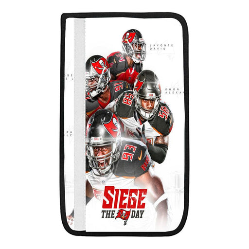big four tampa bay buccaneers seige the day Car seat belt cover