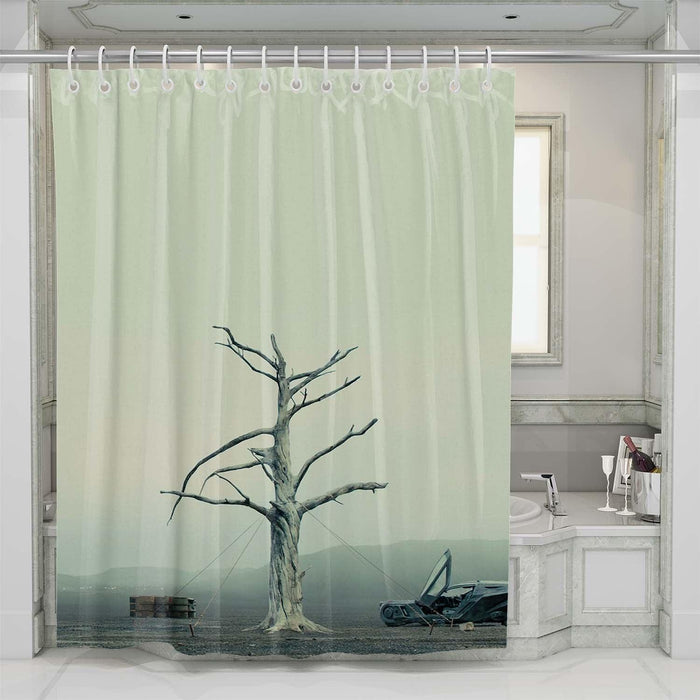 blade runner 2049 world shower curtains