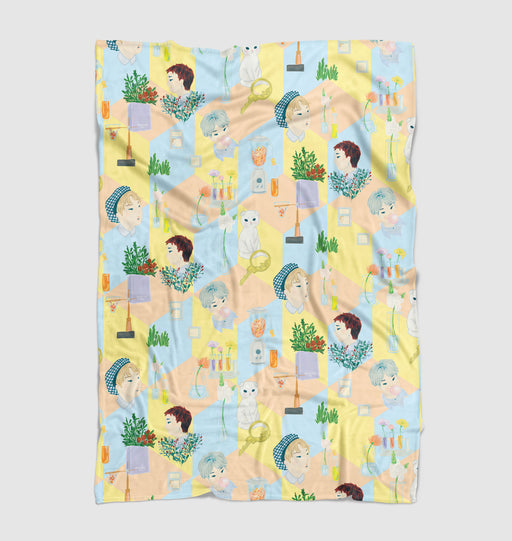 blooming day exo sehun Ultra soft fleece blanket