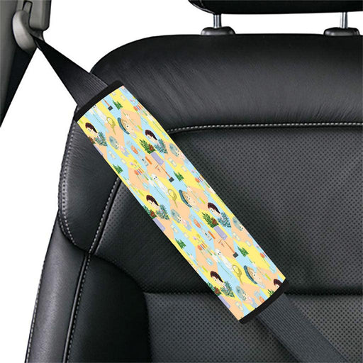 blooming day exo sehun Car seat belt cover